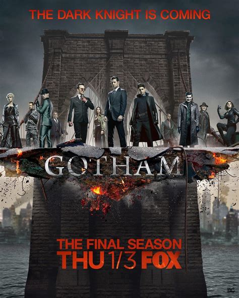 The second tagline of <b>season 4</b> <b>Season 4</b> (also known as A Dark Knight & Dawn of Night) is the fourth season of <b>Gotham</b>. . Gotham tv wiki